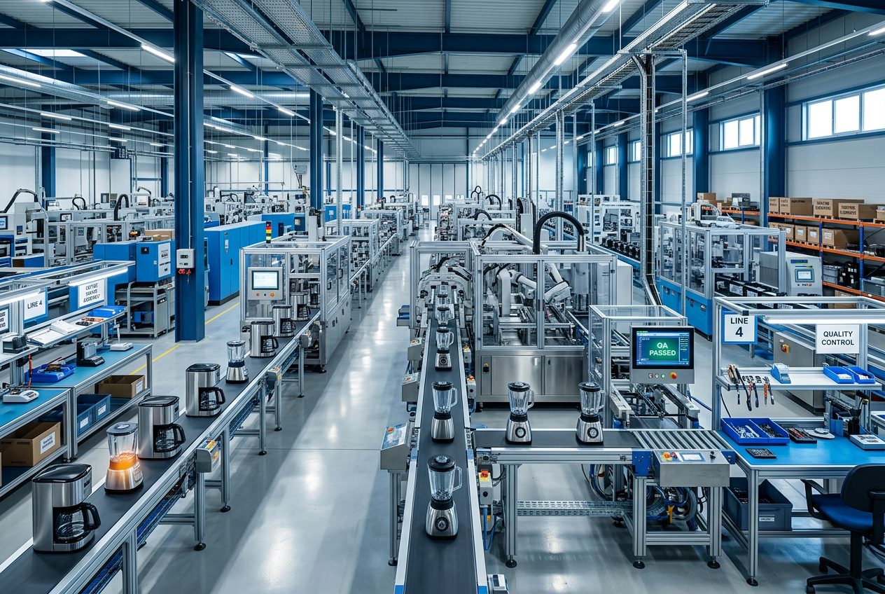 Ceramic kitchen appliance factory